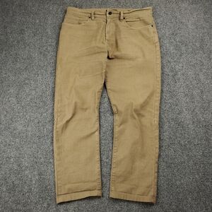 Proof Rover Pants Mens 33x30 Slim Fit Canvas Five Pocket Beige Tan Huckberry